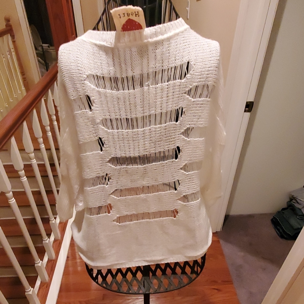 White sweater - Picture 3 of 3